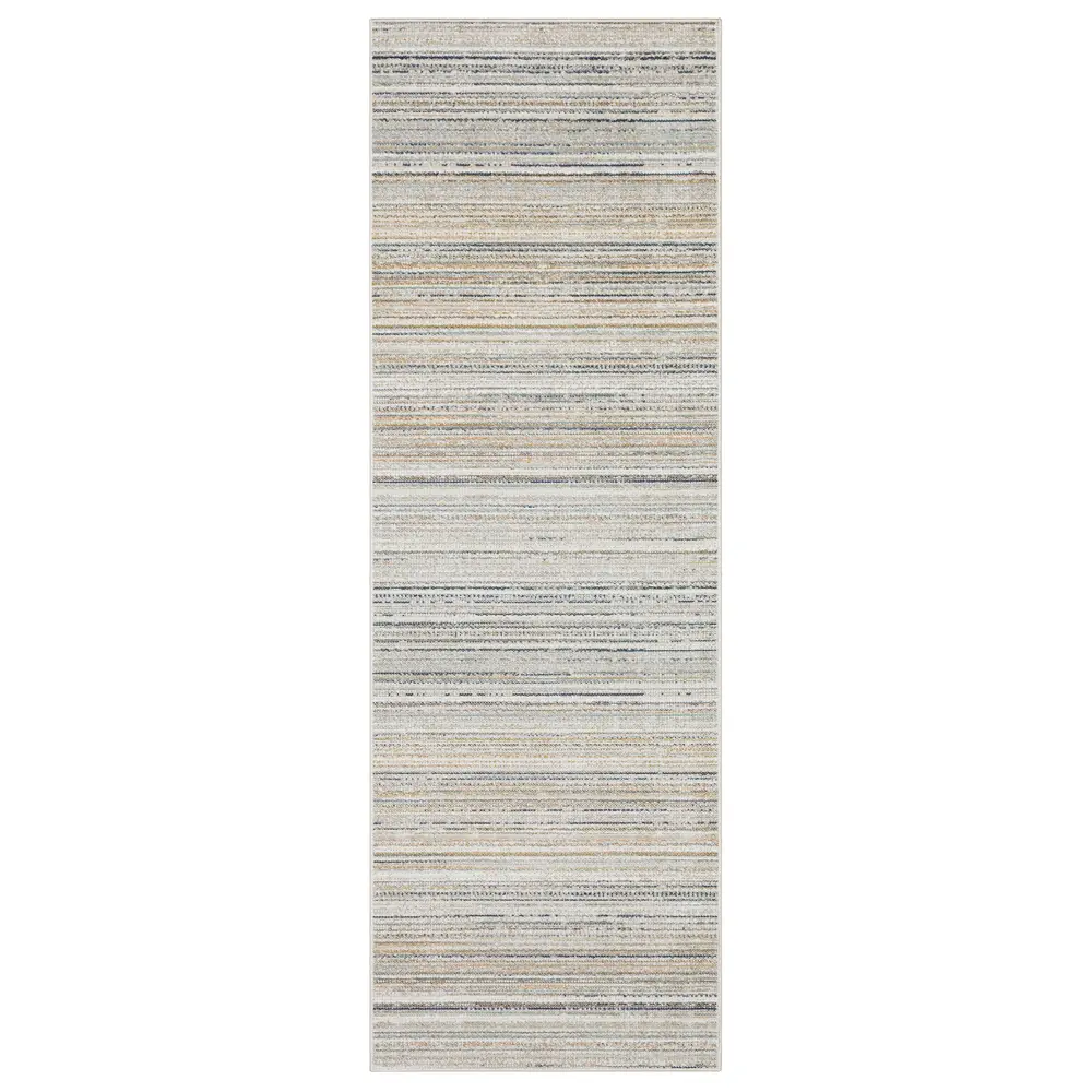 Cavett CAV10 Beige/ Multi Indoor Area Rug - 2'7