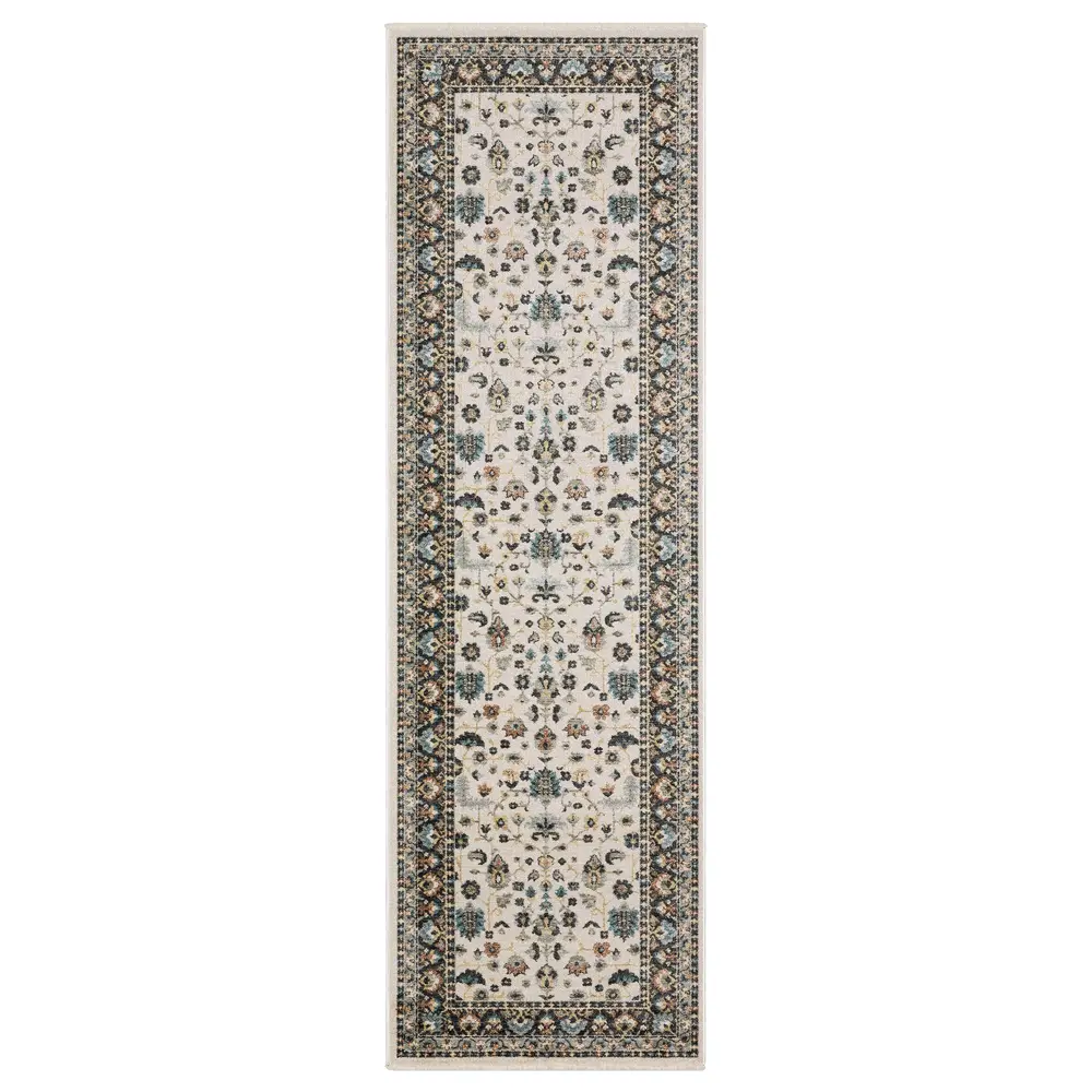 Eliana ELI02 Beige/ Multi Indoor Area Rug - 2'3