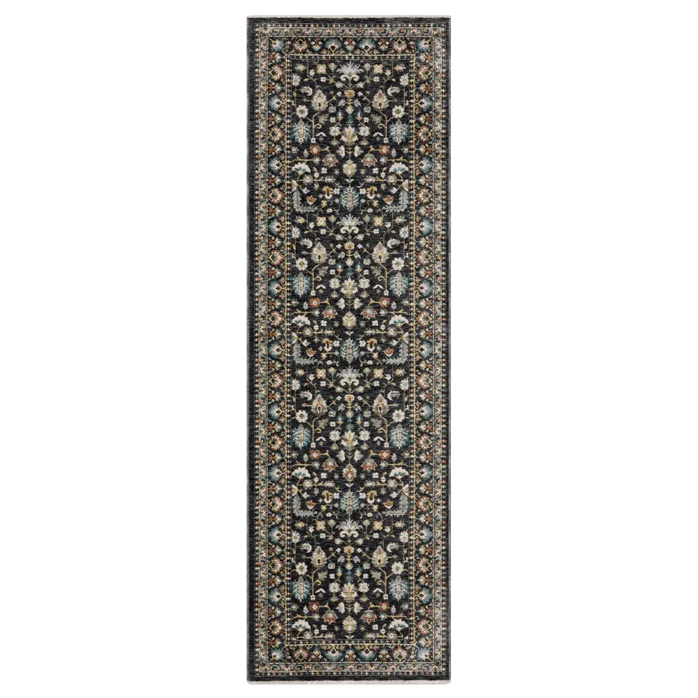 Eliana ELI04 Blue/ Multi Indoor Area Rug - 2'3