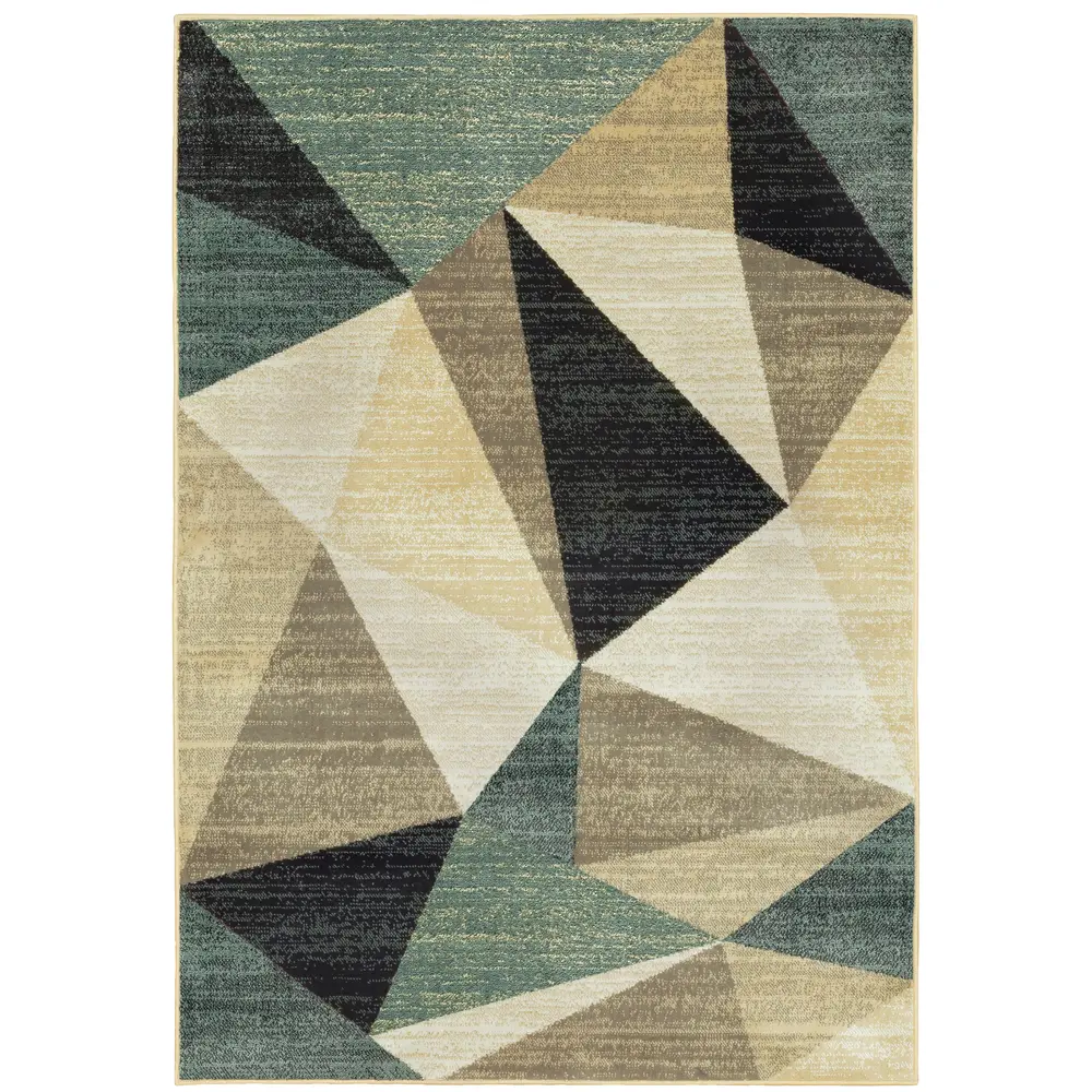 Evandale 9841B Grey/ Blue Indoor Area Rug - 9'10