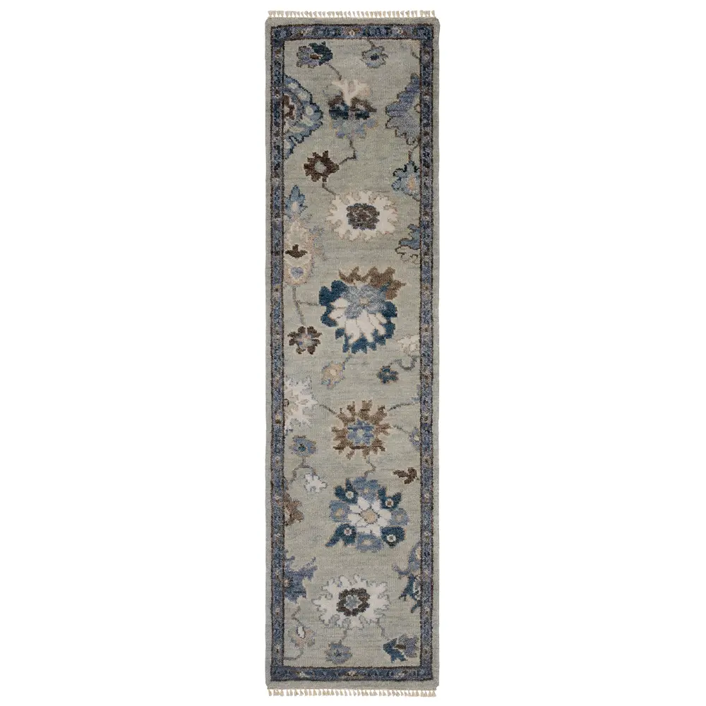 Majorca MAJ06 Light Blue/ Blue Indoor Area Rug - 2'6
