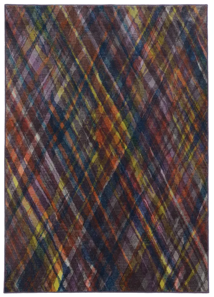 Prismatic 85103 Navy/ Multi Indoor Area Rug - 9'8