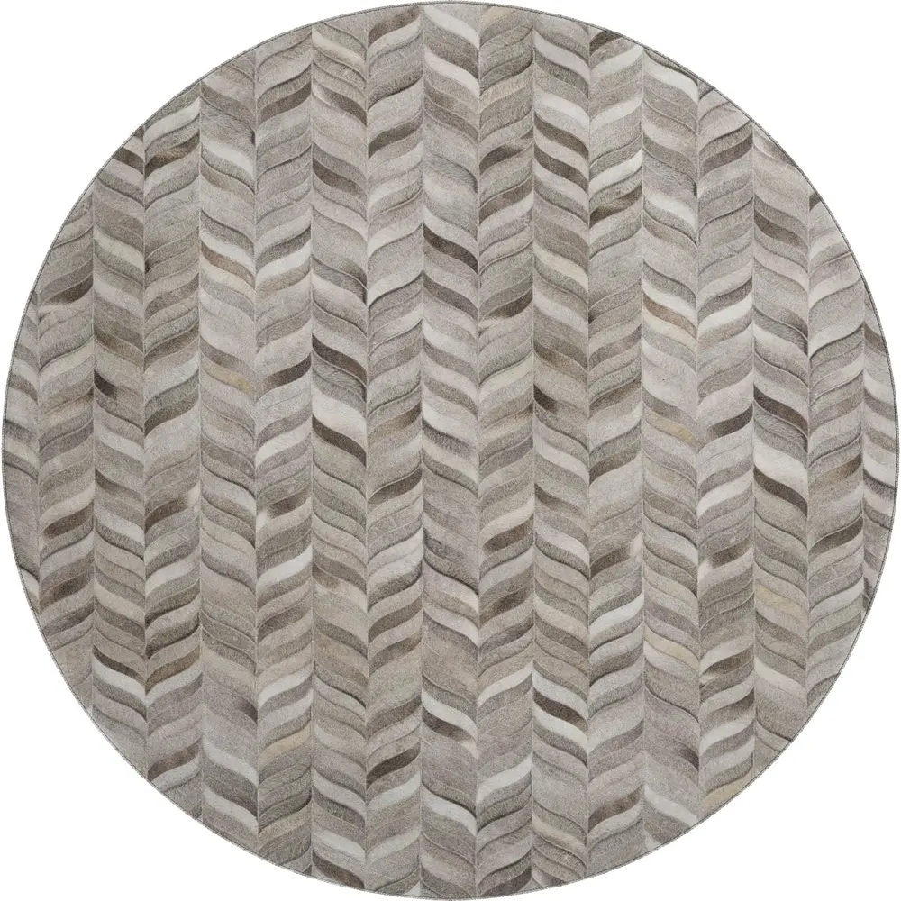 Bozeman BM11 Gray 8' x 8' Round