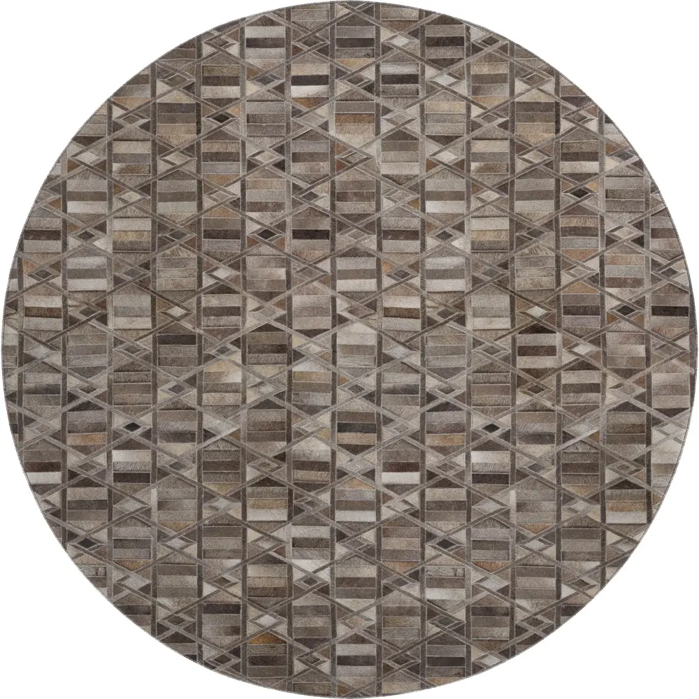 Bozeman BM4 Gray 8' x 8' Round