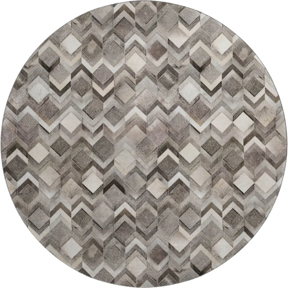 Bozeman BM5 Gray 8' x 8' Round
