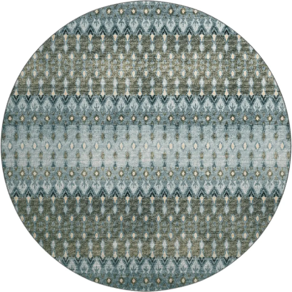 Brisbane BR1 Mineral Blue 8' x 8' Round
