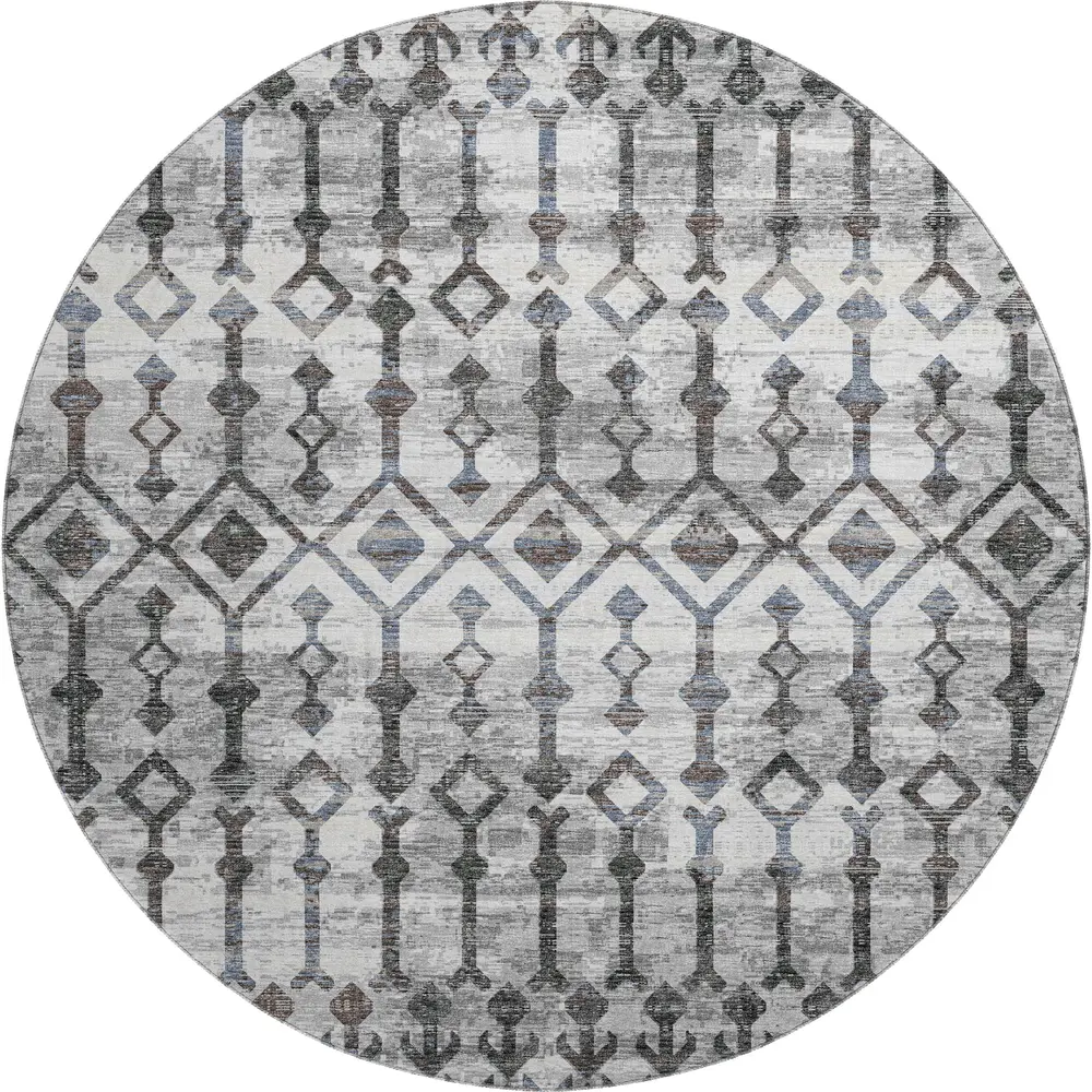 Brisbane BR8 Silver 8' x 8' Round