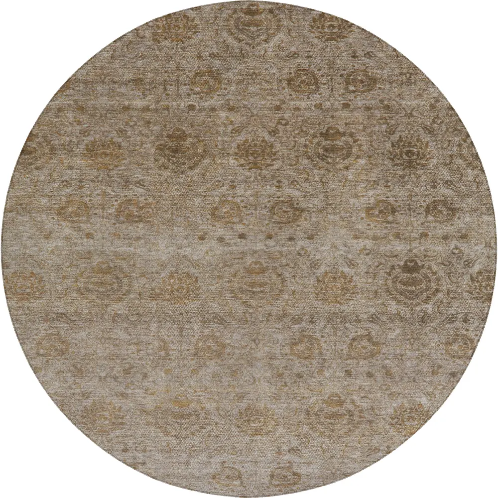 Burano BU8 Brown 8' x 8' Round