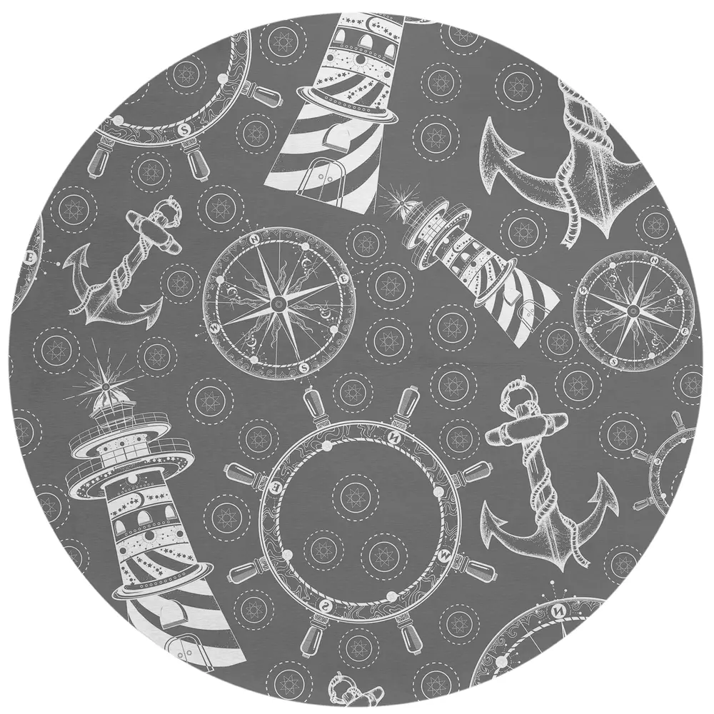 Harbor HA9 Gray 8' x 8' Round