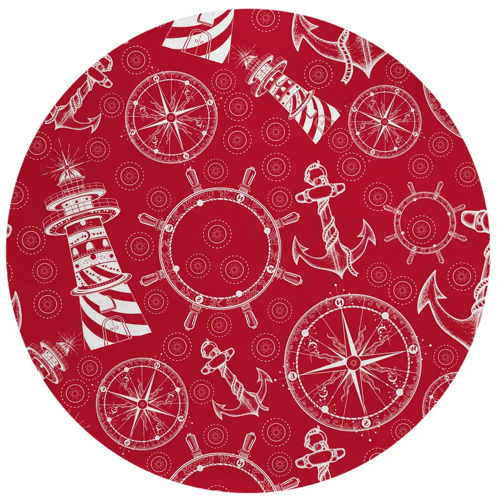 Harbor HA9 Red 8' x 8' Round