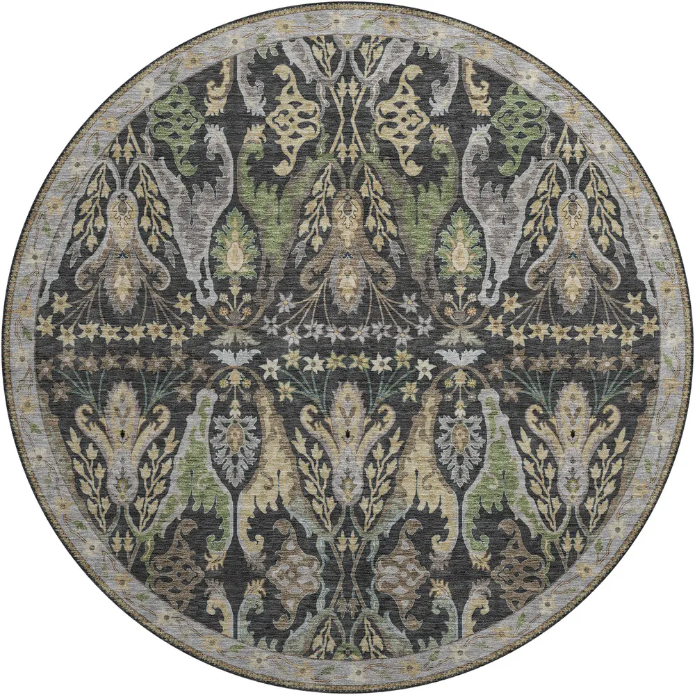 Hatay HY6 Black 8' x 8' Round