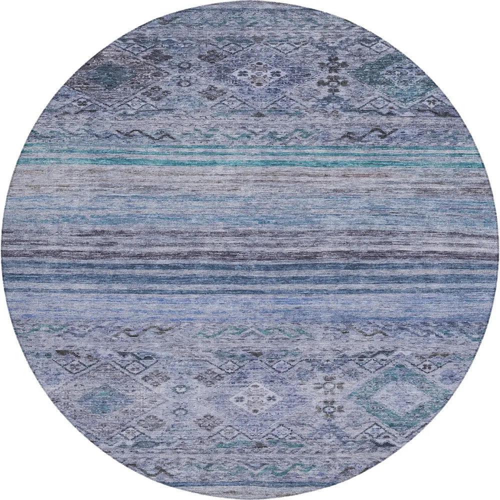 Karaj KJ4 Blue 8' x 8' Round