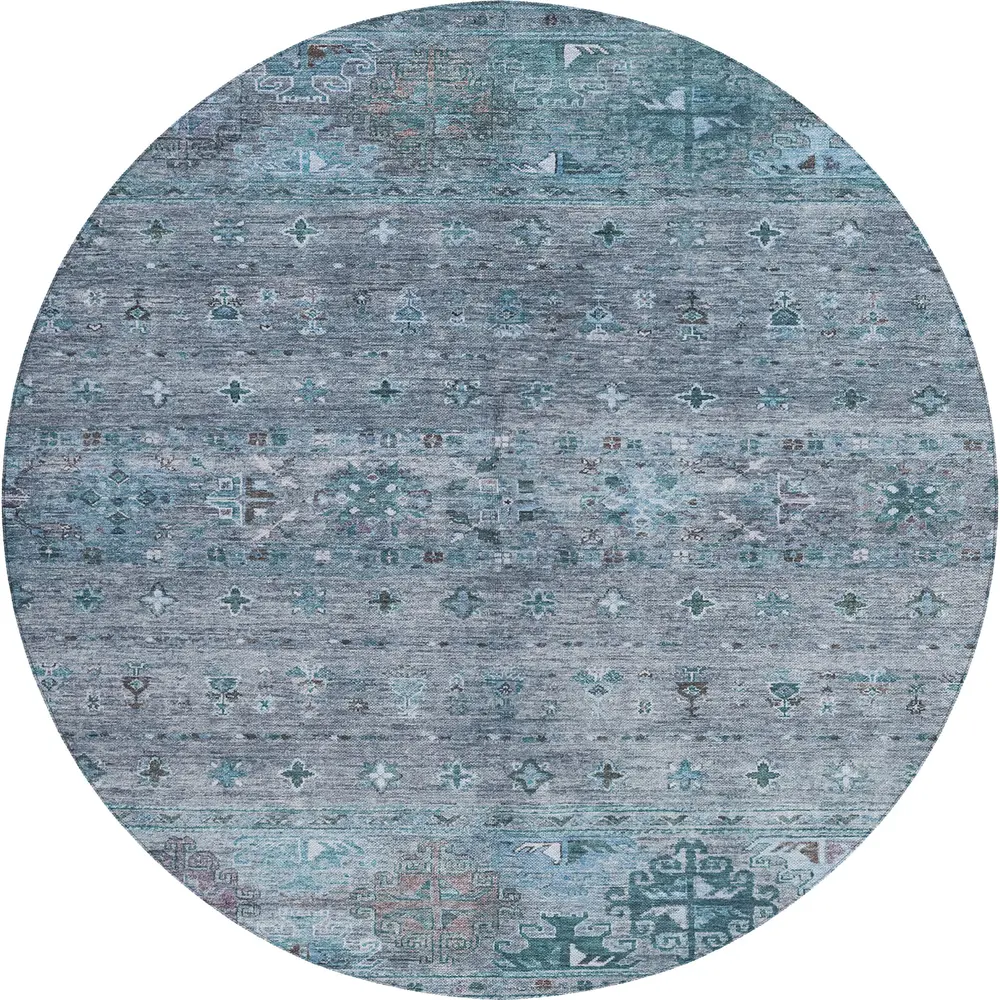 Karaj KJ5 Blue 8' x 8' Round
