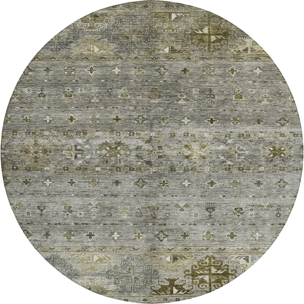 Karaj KJ5 Pewter 8' x 8' Round