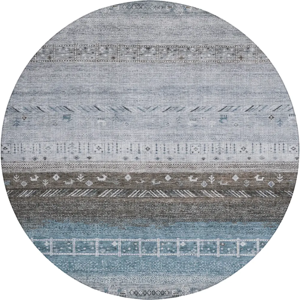 Karaj KJ7 Blue 8' x 8' Round