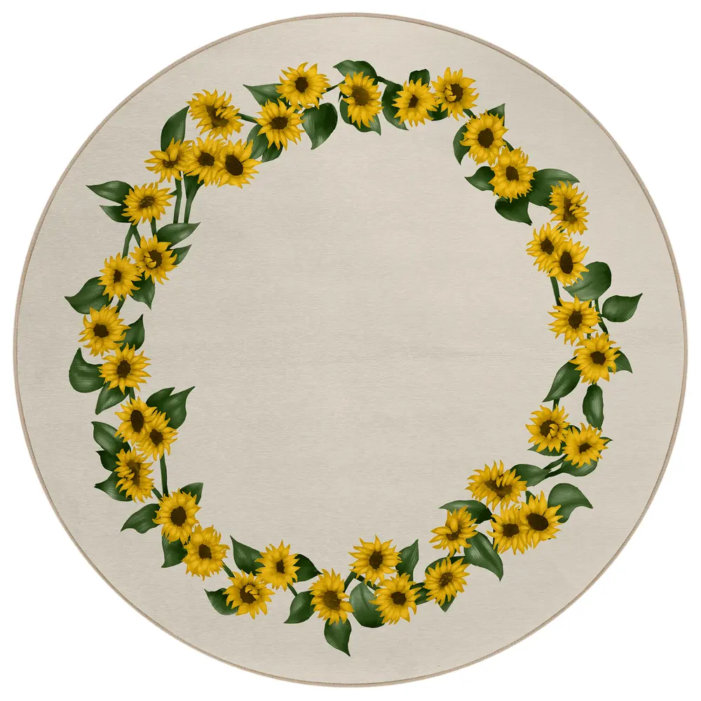 Kendall KE17 Beige 8' x 8' Round