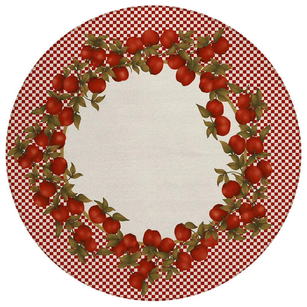 Kendall KE9 Red 8' x 8' Round