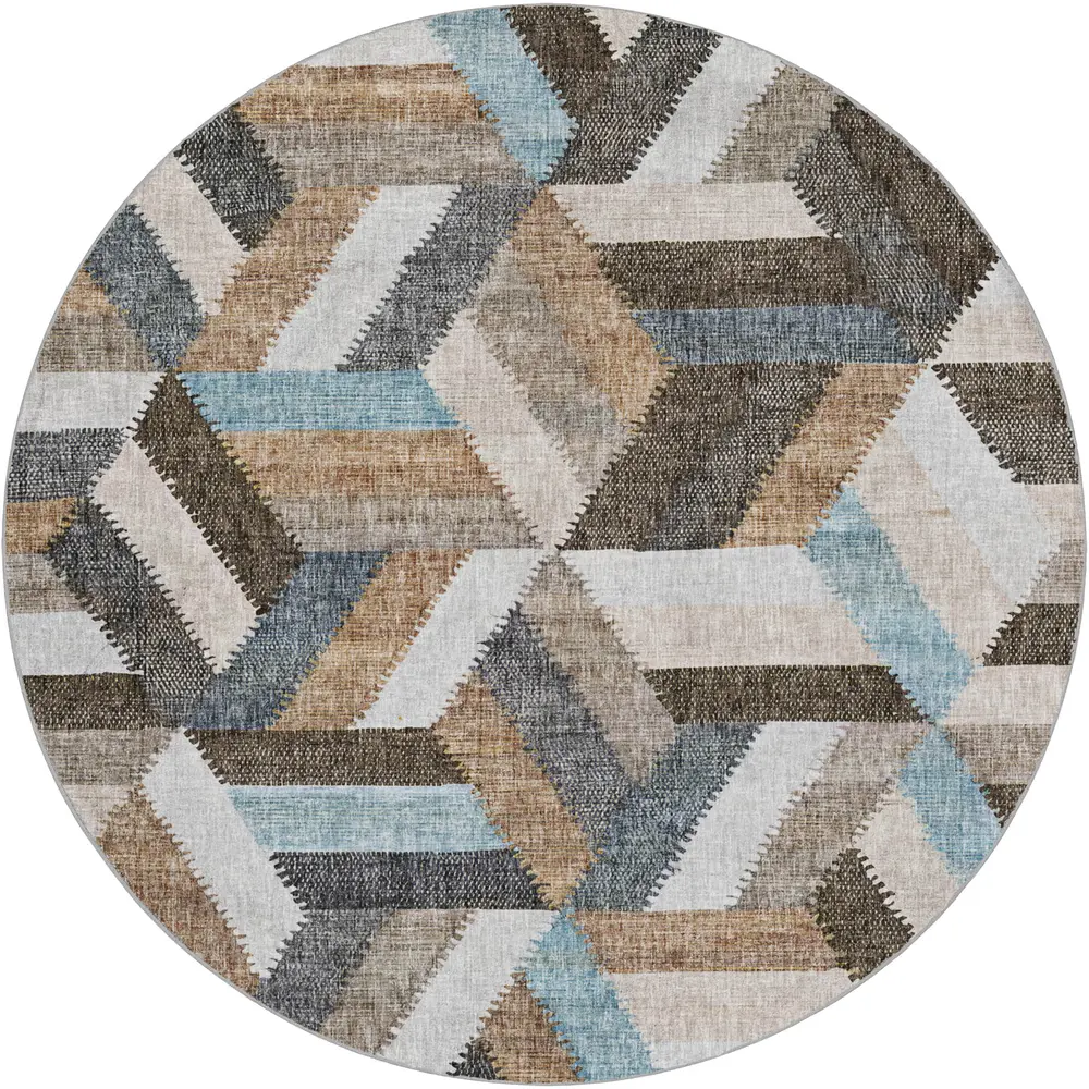 Lorenzo LN1 Brown 8' x 8' Round