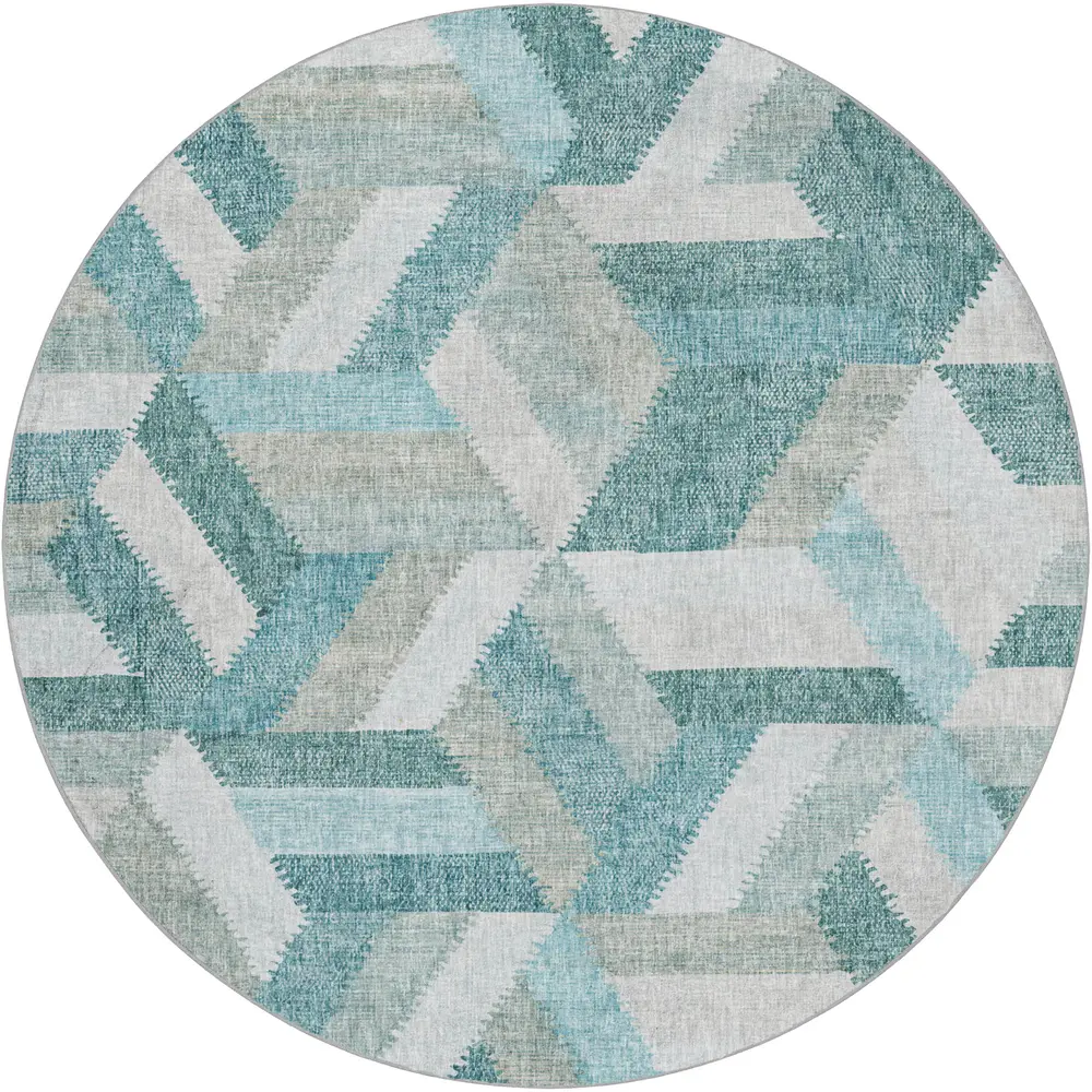 Lorenzo LN1 Teal 8' x 8' Round