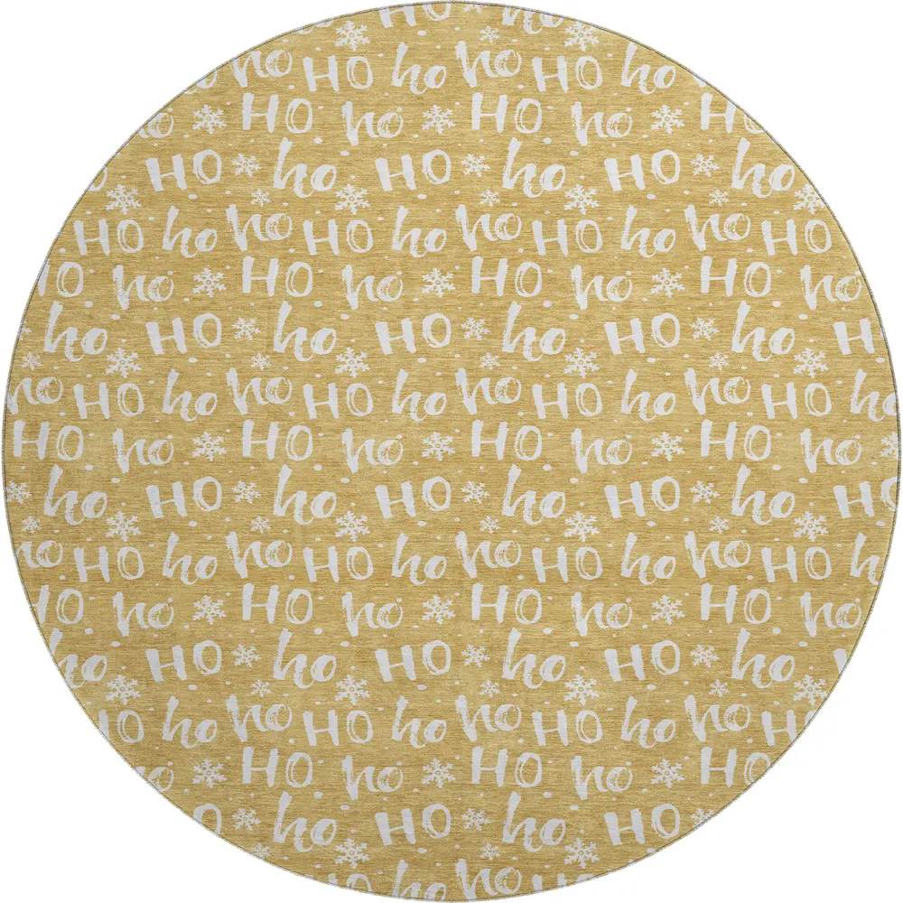 Merry & Bright MY22 Gold 8' x 8' Round