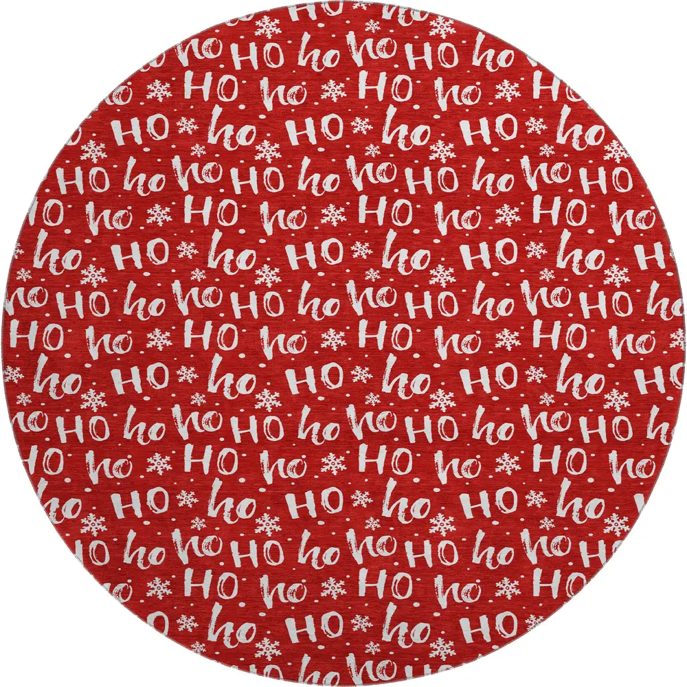 Merry & Bright MY22 Red 8' x 8' Round