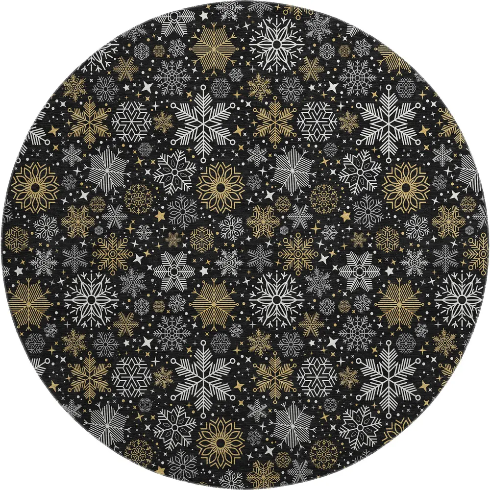 Merry & Bright MY25 Black 8' x 8' Round