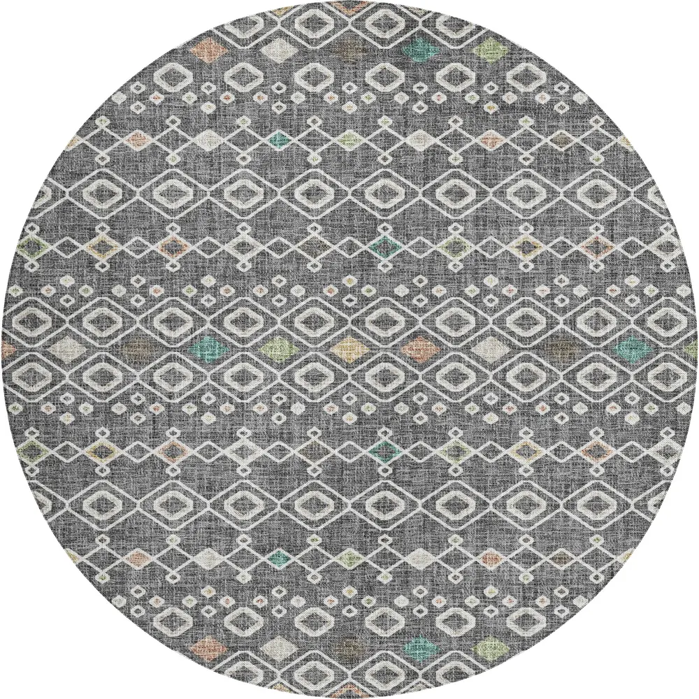 Portico PO4 Gray 8' x 8' Round