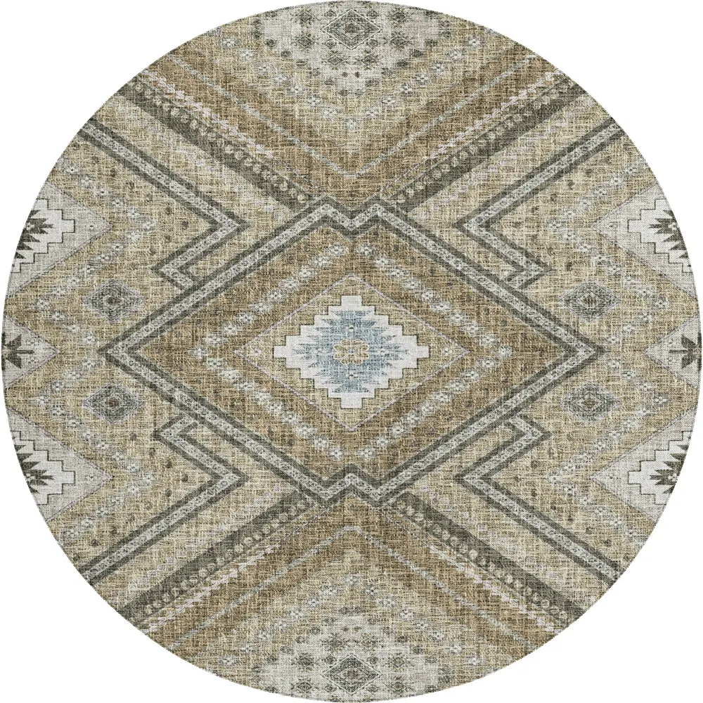 Portico PO5 Beige 8' x 8' Round