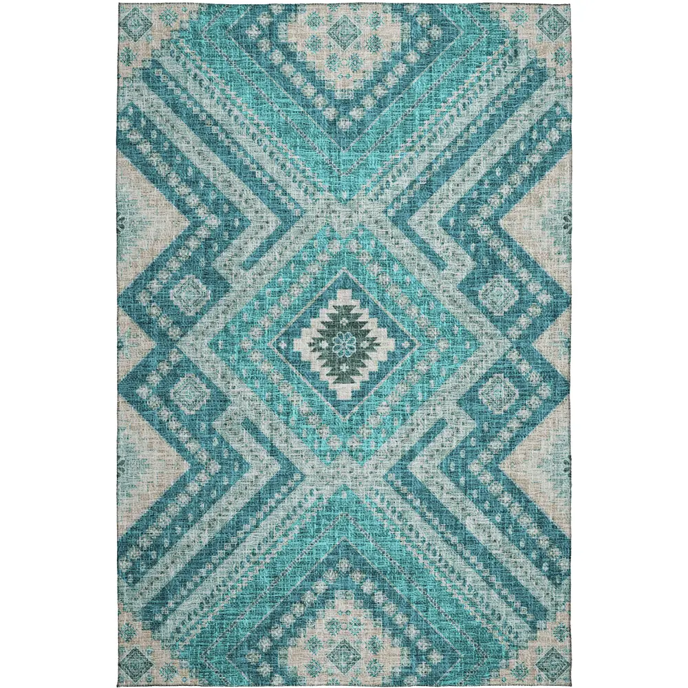 Portico PO5 Teal 10' x 14'