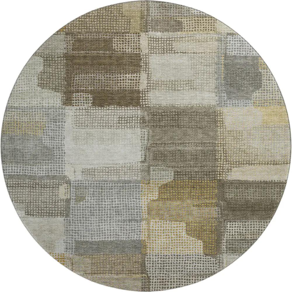 Ravenna RN10 Taupe 8' x 8' Round