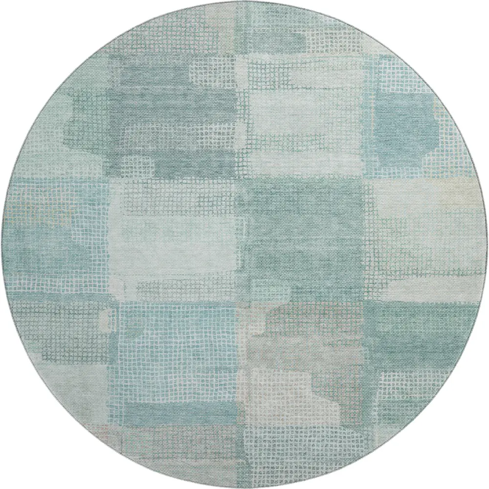 Ravenna RN10 Teal 8' x 8' Round