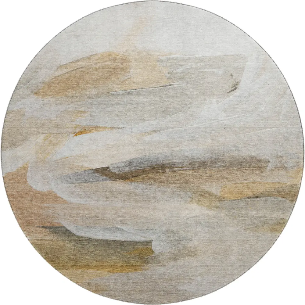 Ravenna RN11 Taupe 8' x 8' Round