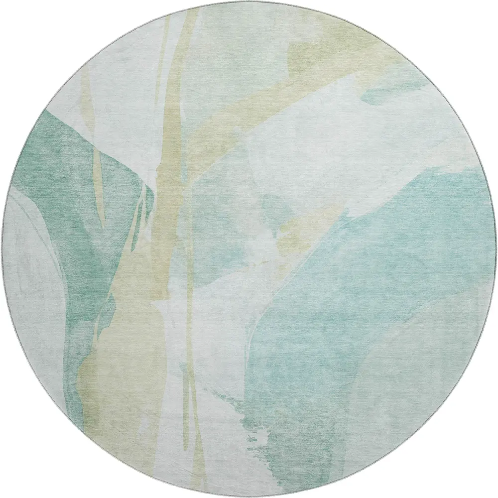 Ravenna RN7 Teal 8' x 8' Round