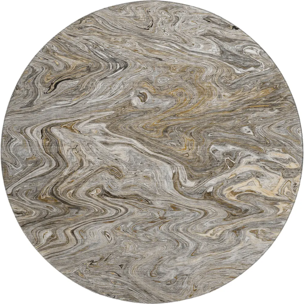 Ravenna RN8 Taupe 8' x 8' Round
