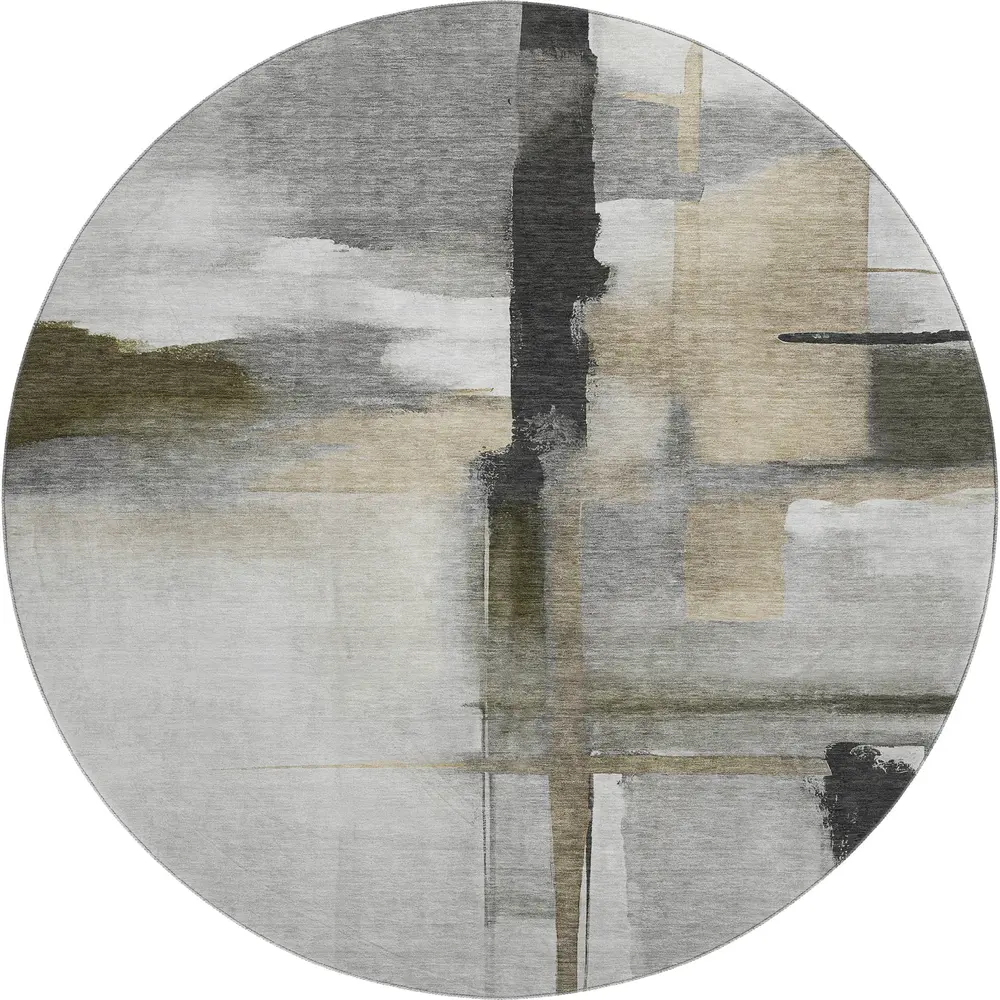 Ravenna RN9 Gray 8' x 8' Round