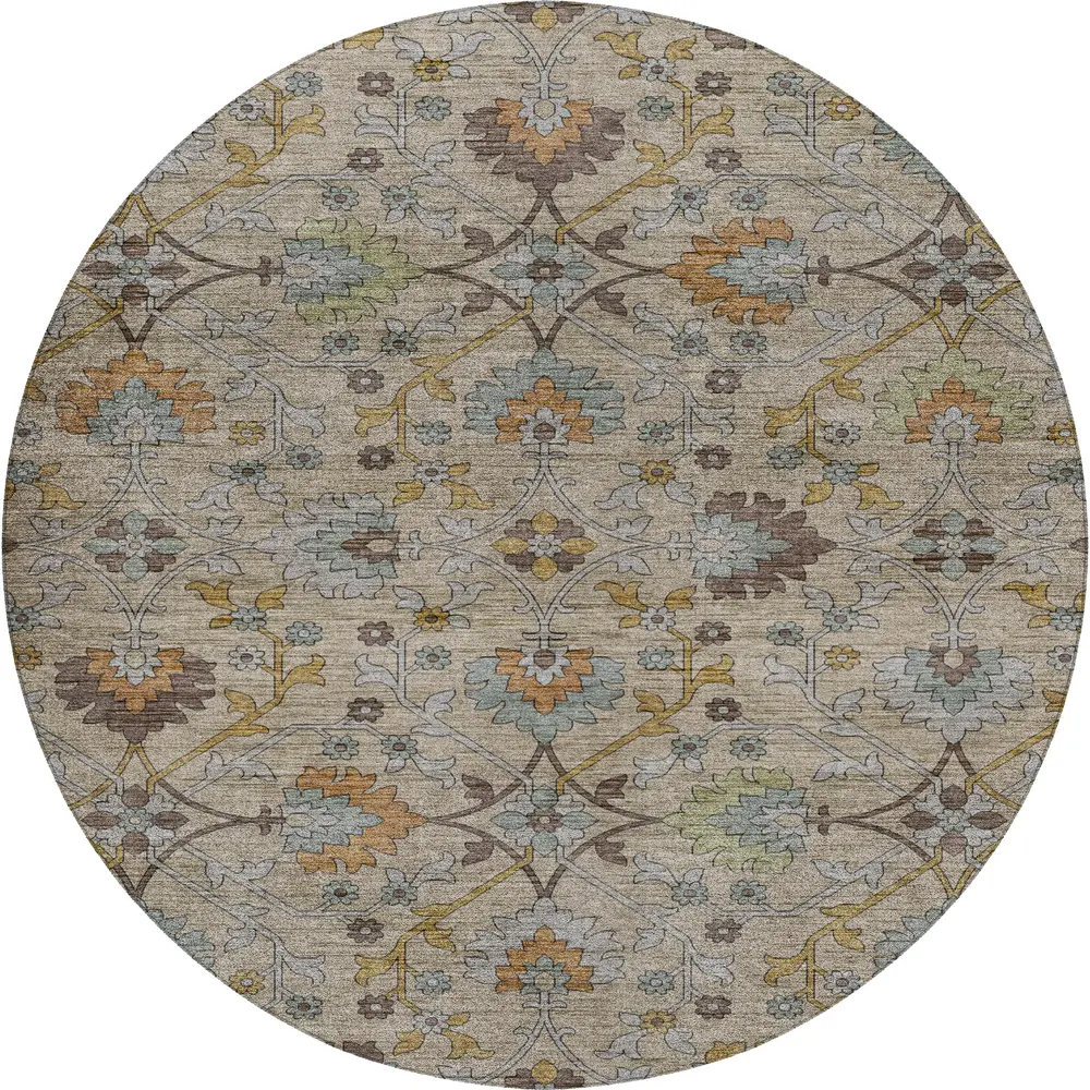 Silk Road SR1 Flax 8' x 8' Round