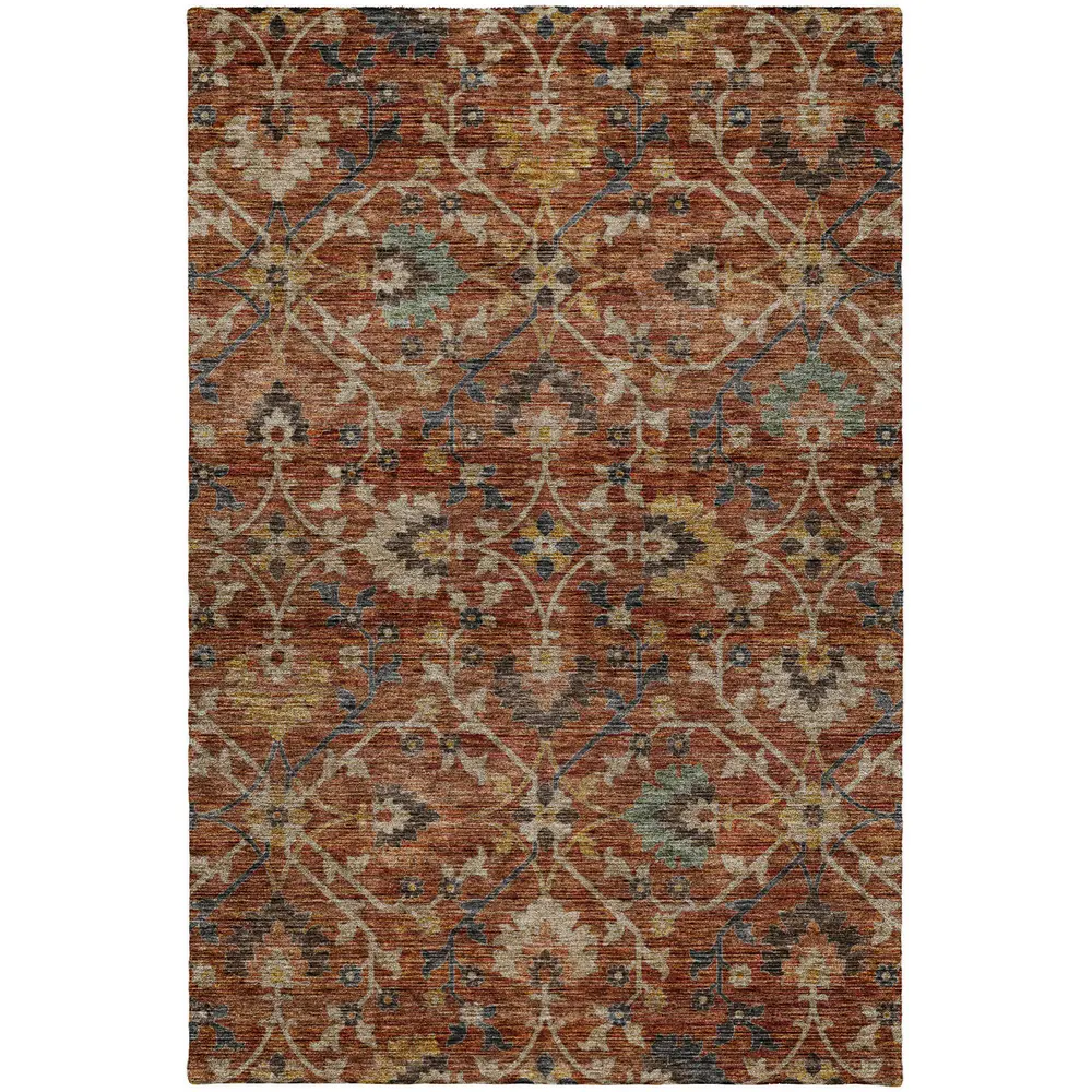 Silk Road SR4 Paprika 8' x 10'