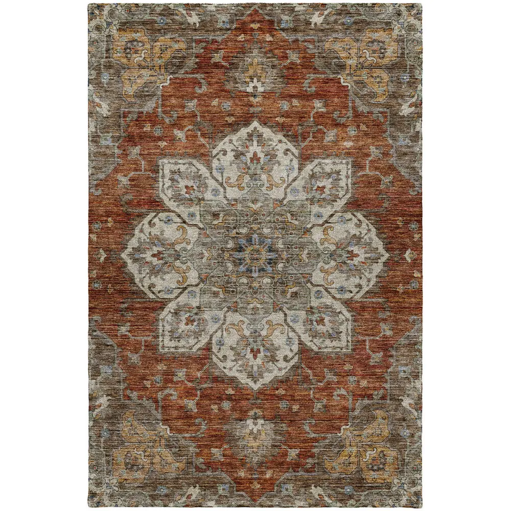 Silk Road SR6 Paprika 10' x 14'