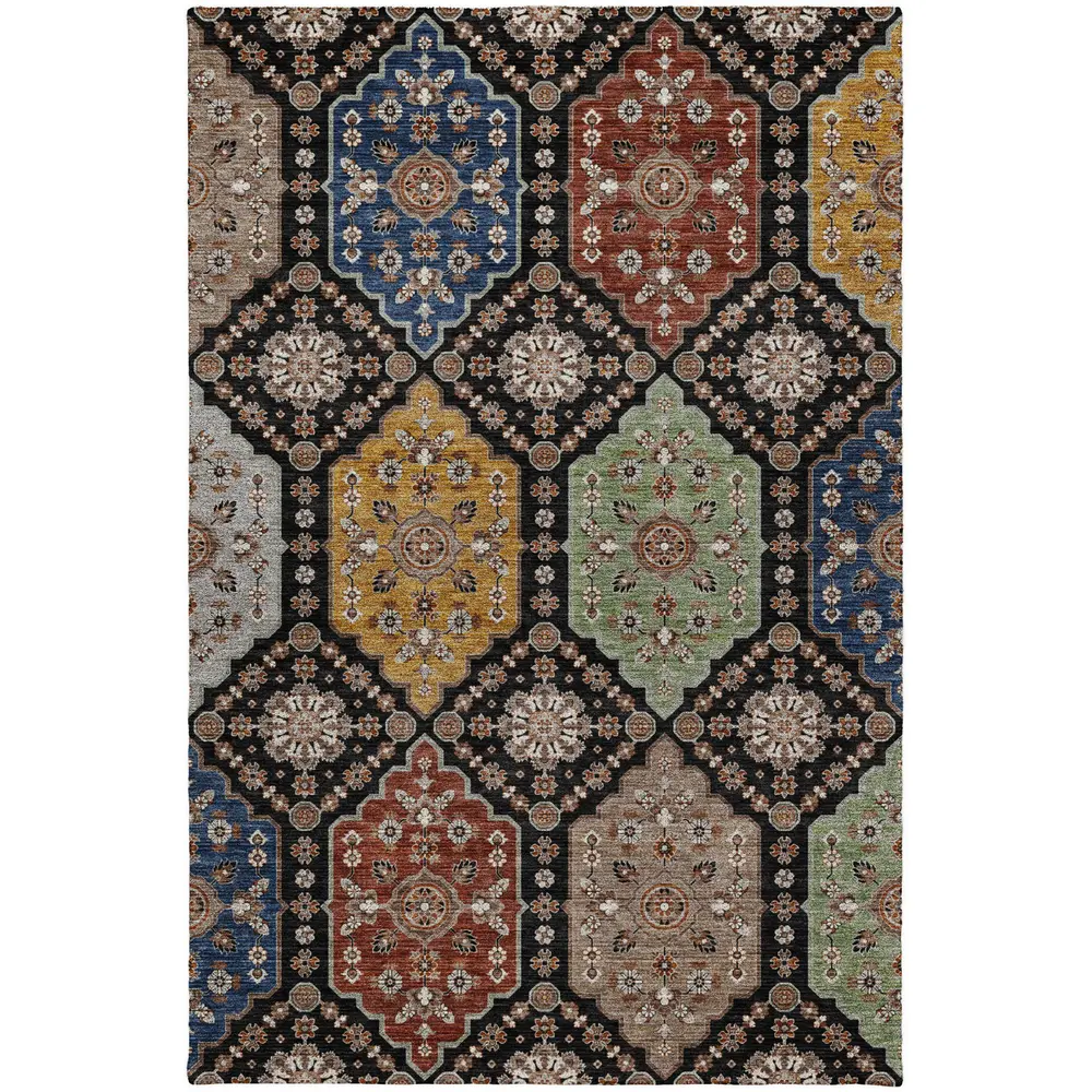 Silk Road SR7 Black 3' x 5'