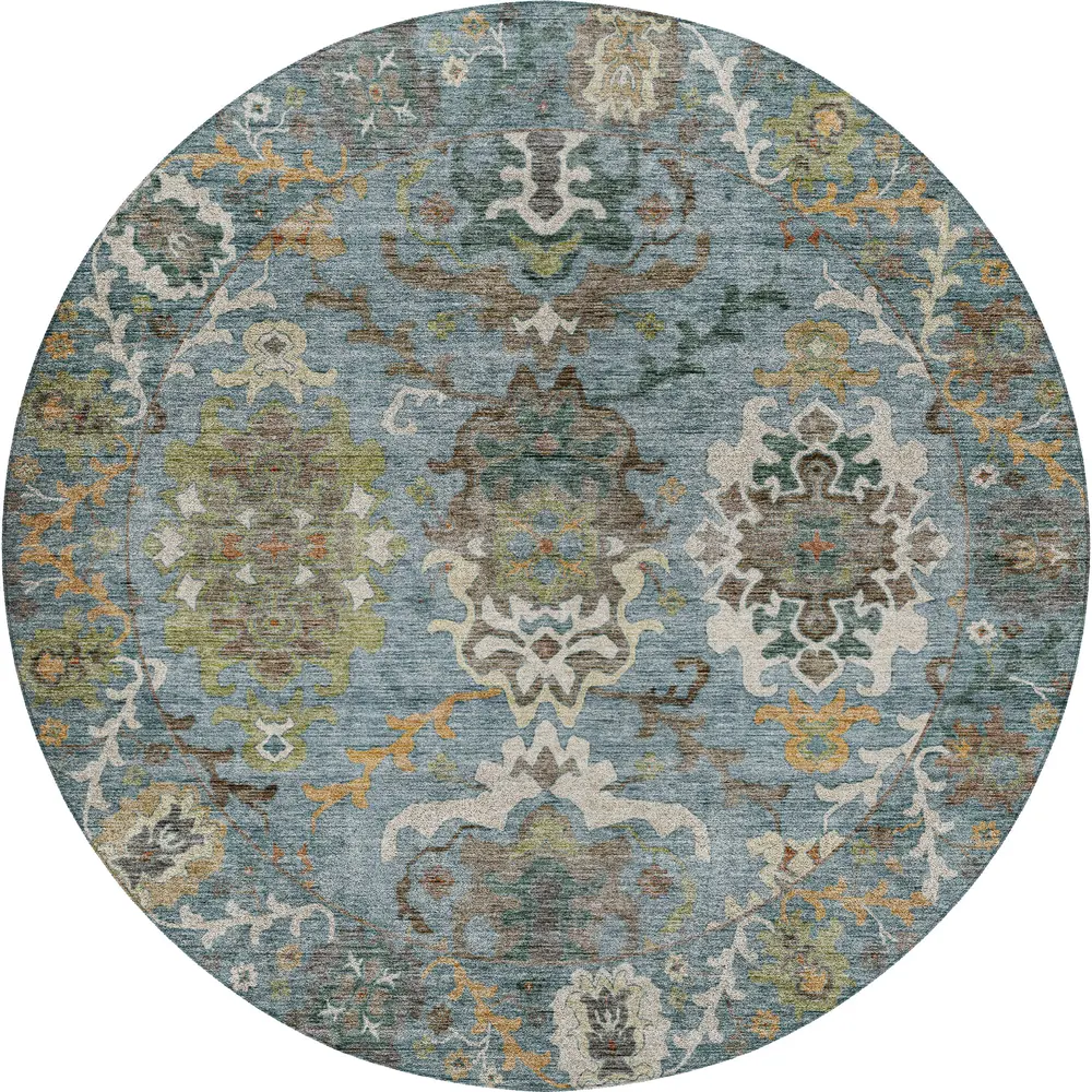 Silk Road SR8 Aqua 8' x 8' Round