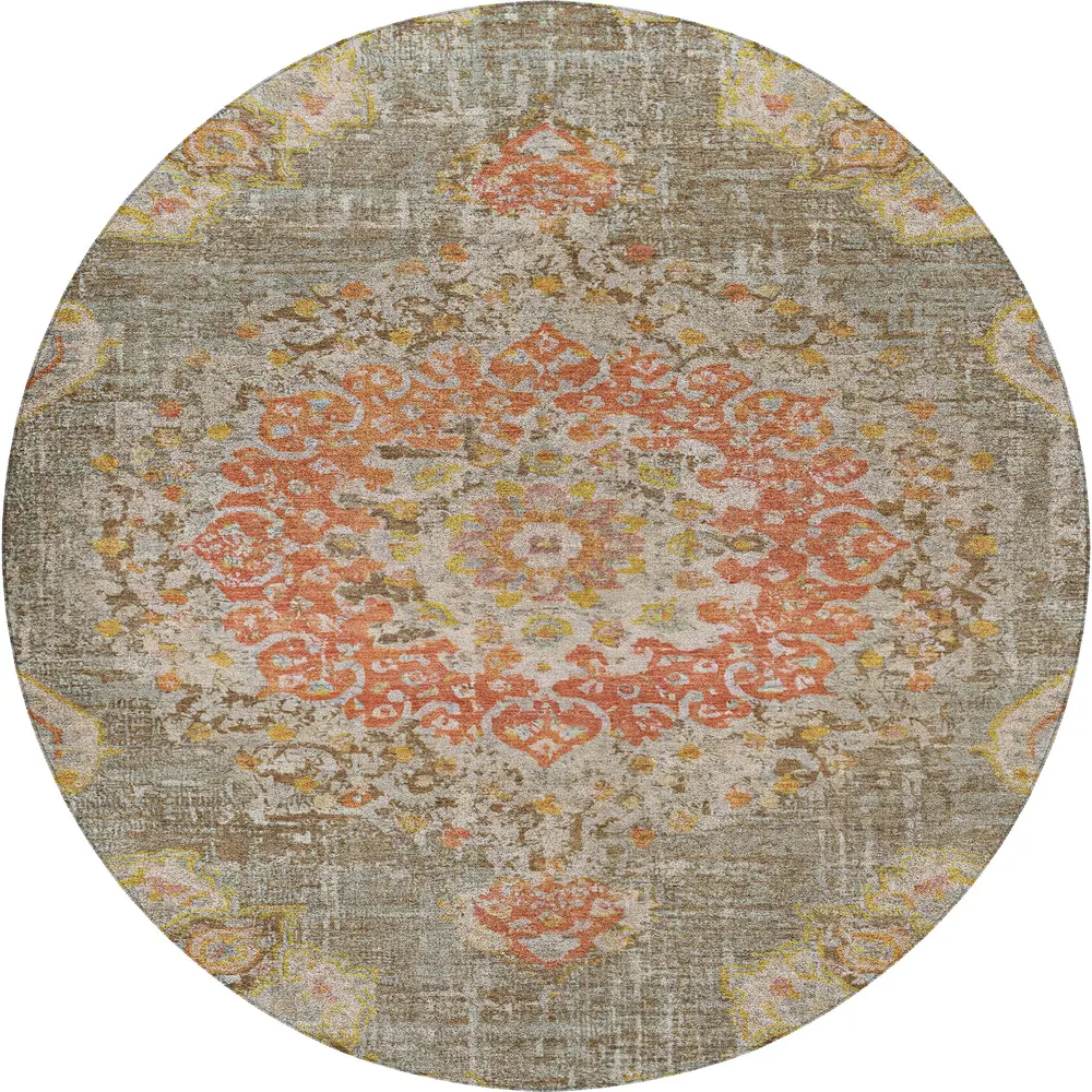 Tabrook TB11 Brown 8' x 8' Round