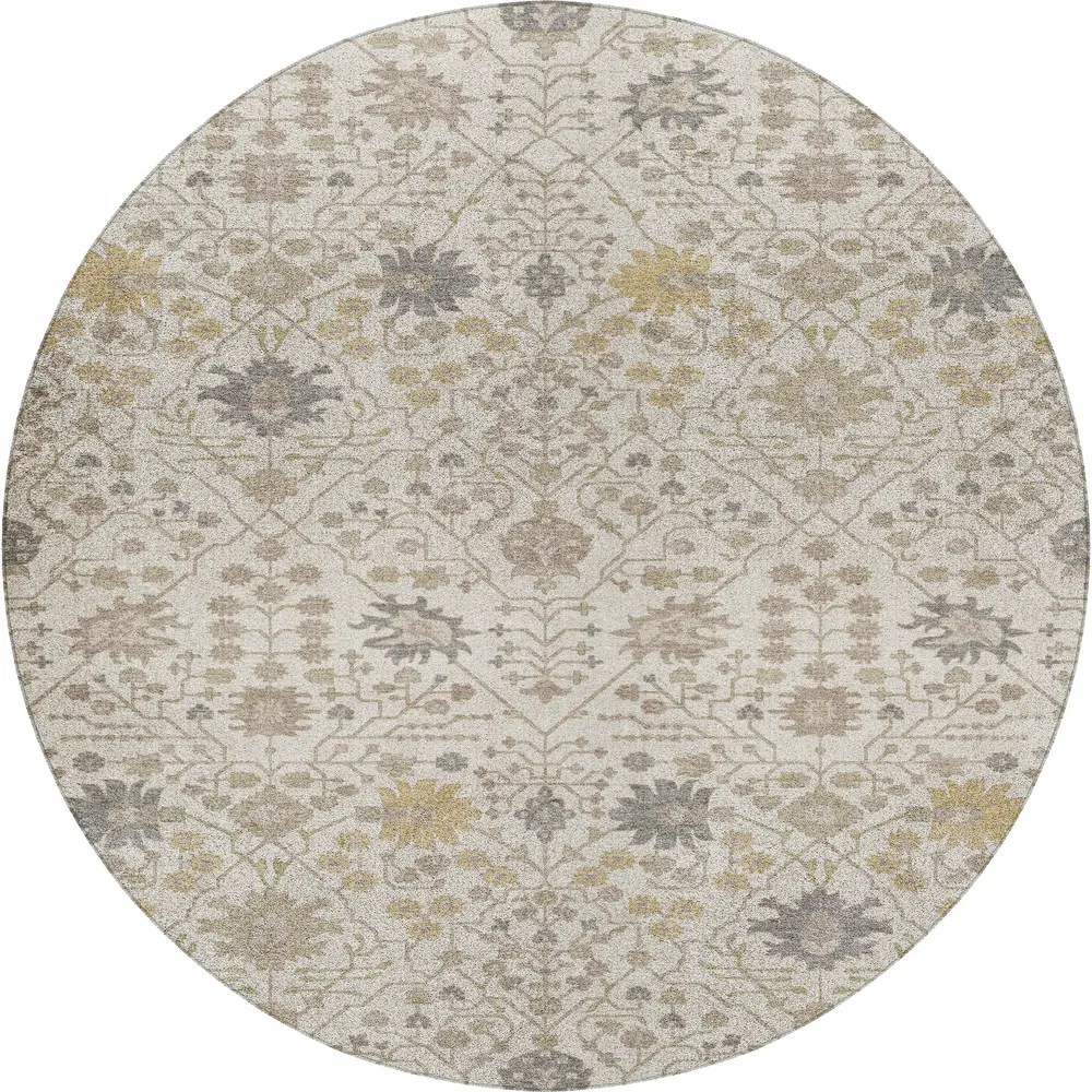 Tabrook TB12 Ivory 8' x 8' Round