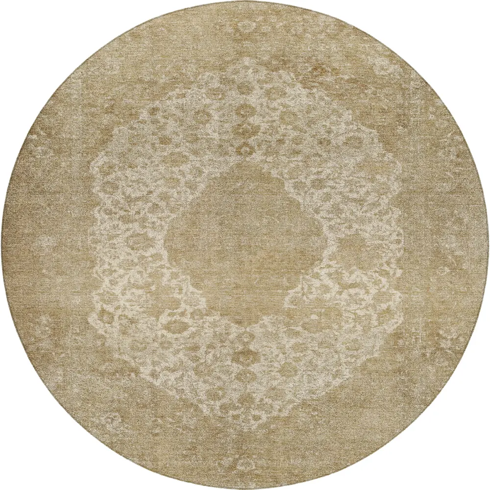 Tabrook TB13 Beige 8' x 8' Round