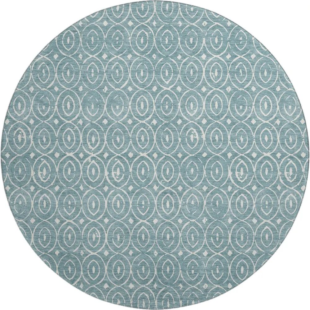 The Reserve TR12 Turquoise 8' x 8' Round