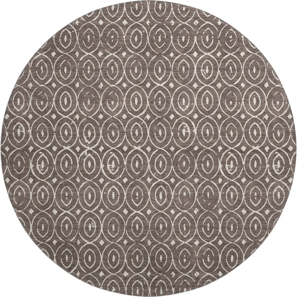 The Reserve TR12 Brown 8' x 8' Round