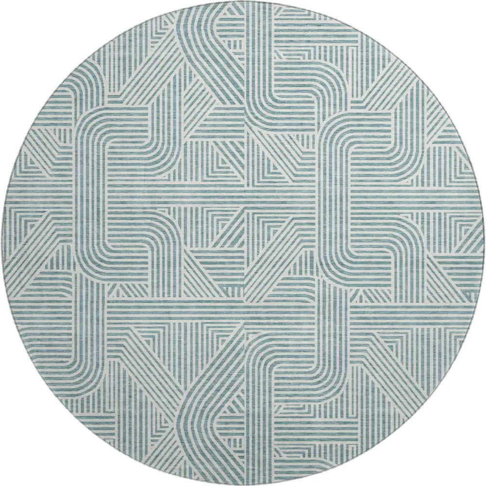 The Reserve TR14 Teal 8' x 8' Round