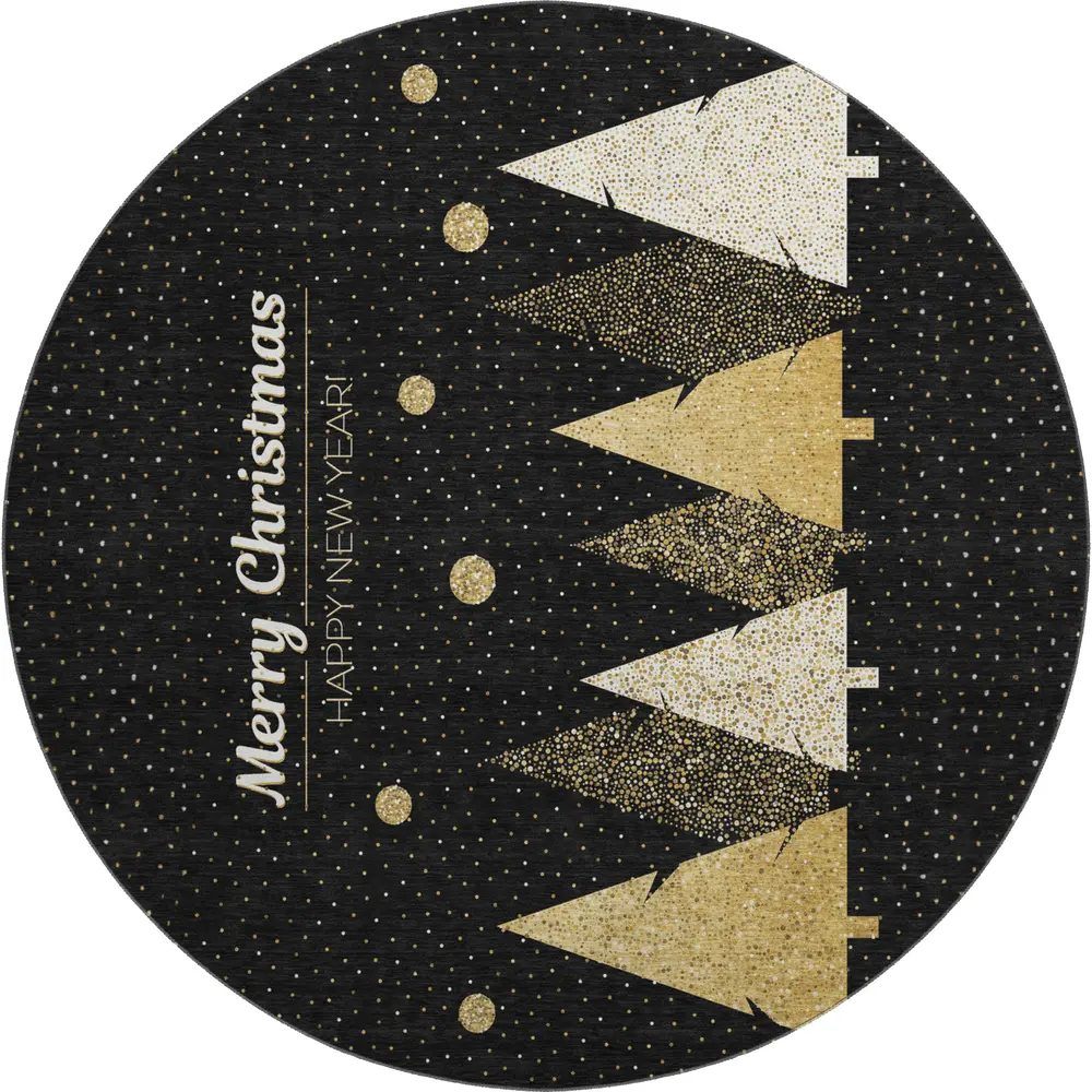 Wonderland WN11 Black 8' x 8' Round