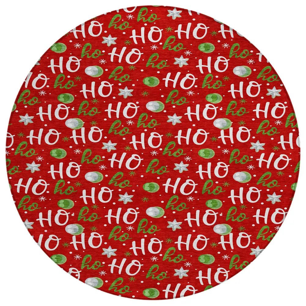 Wonderland WN18 Red 8' x 8' Round