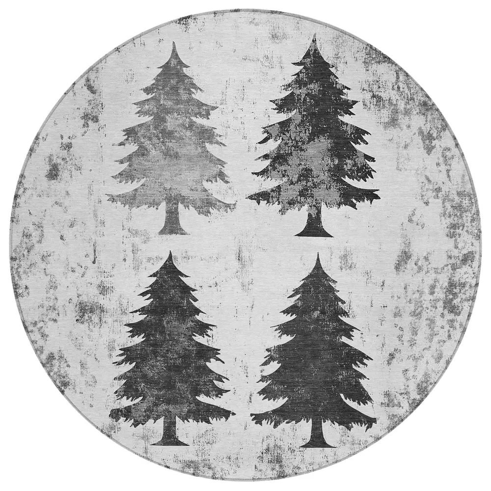 Wonderland WN19 Gray 8' x 8' Round