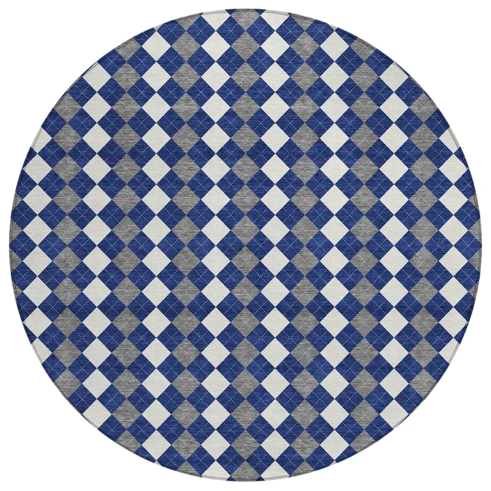 Wonderland WN20 Navy 8' x 8' Round